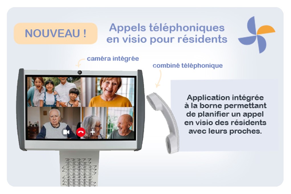 borne de visioconférénce